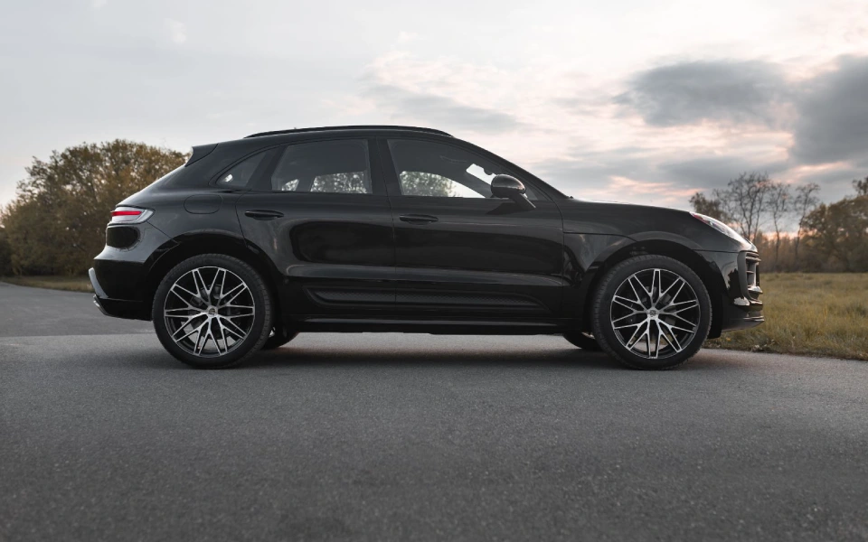 A black Porsche Macan among popular models